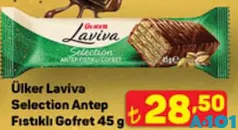 ÜLKER LAVİVA SELECTİON ANTEP FISTIKLI GOFRET 45 G